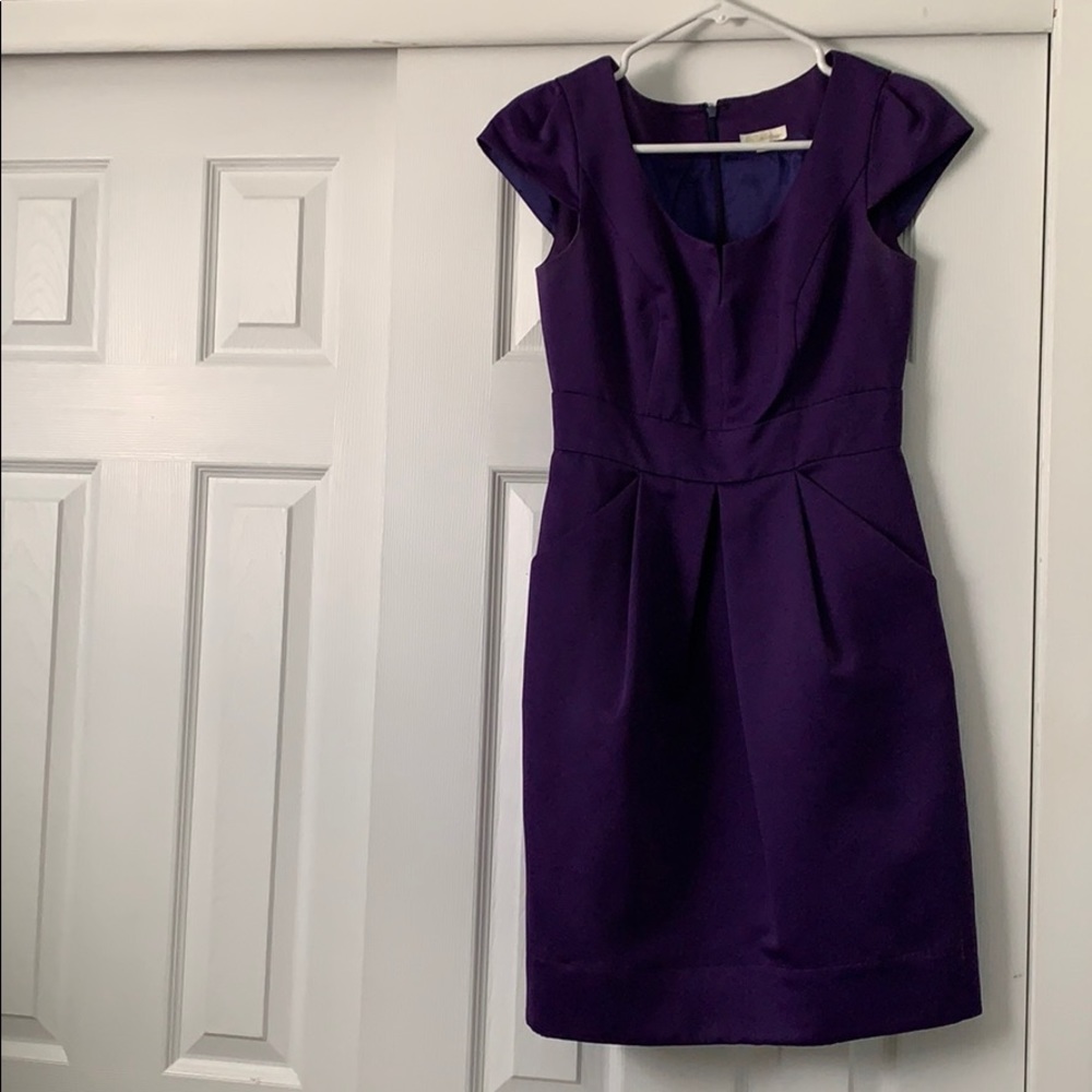Regal purple Shoshanna cocktail dress